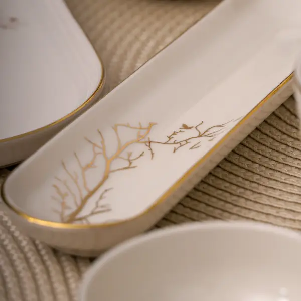 Tree of Life Porcelain Dinnerware Set (24 Pieces)