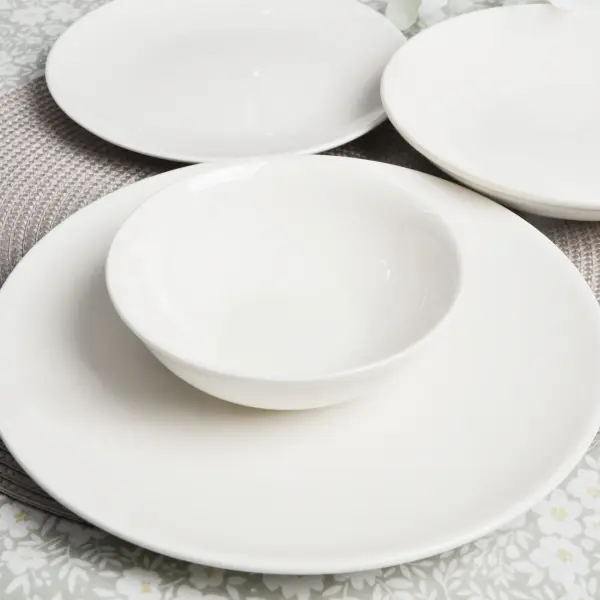 Deniz 28-Piece  Plain Dinner Set