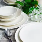 Deniz 28-Piece  Plain Dinner Set