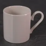 Derun Minimalist White Porcelain Coffee Cup Set with Modern Design for Everyday Elegance