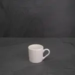 Derun Minimalist White Porcelain Coffee Cup Set with Modern Design for Everyday Elegance