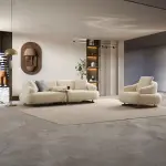Prada Sofa Set (3+3+1)