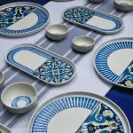 Azure Mosaic Breakfast Set (26 PCS)