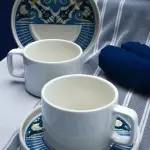 Azure Mosaic Breakfast Set (26 PCS)
