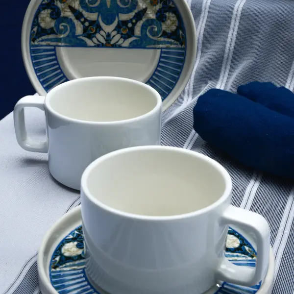 Azure Mosaic Breakfast Set (26 PCS)