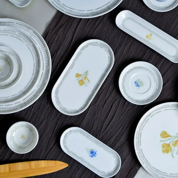 Golden Blossom Breakfast Set (26 PCS)(Mimoza)