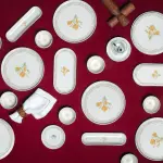 Golden Blossom Breakfast Set (26 PCS)(Mimoza)