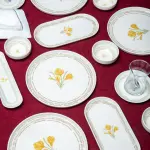 Golden Blossom Breakfast Set (26 PCS)(Mimoza)