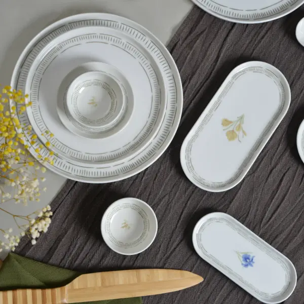 Golden Blossom Breakfast Set (26 PCS)(Mimoza)