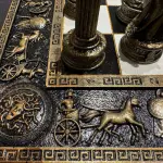 Luxury Chess Set with Handmade Details – Decorative and Functional Collectible