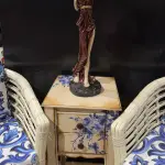 Hand-Painted Drawer Coffee Table – Artistic and Functional Decorative Furniture