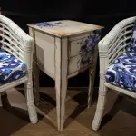 Hand-Painted Drawer Coffee Table – Artistic and Functional Decorative Furniture