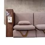 Ferozzi Lounge Corner Set – Modern Modular Sofa with Adjustable Headrests, Beech Wood Legs & Custom Fabric Options | Durable & Comfortable Living Room Furniture