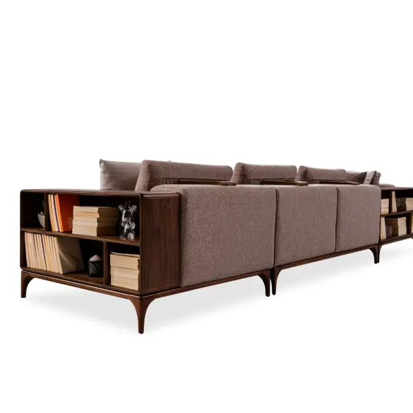 Ferozzi Lounge Corner Set – Modern Modular Sofa with Adjustable Headrests, Beech Wood Legs & Custom Fabric Options | Durable & Comfortable Living Room Furniture