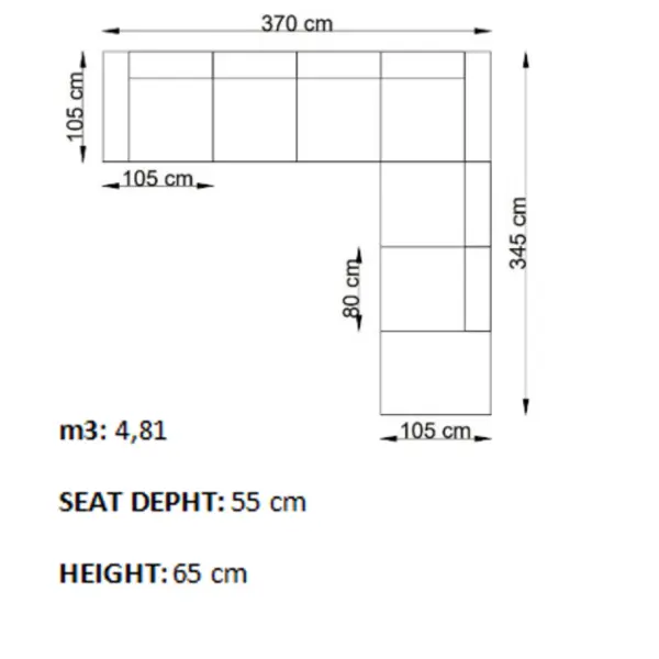 Ferozzi Lounge Corner Set – Modern Modular Sofa with Adjustable Headrests, Beech Wood Legs & Custom Fabric Options | Durable & Comfortable Living Room Furniture