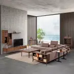 Ferozzi Lounge Corner Set – Modern Modular Sofa with Adjustable Headrests, Beech Wood Legs & Custom Fabric Options | Durable & Comfortable Living Room Furniture