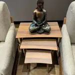 E9 Classic Wooden Nesting Table Set