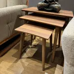 E9 Classic Wooden Nesting Table Set
