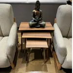 E9 Classic Wooden Nesting Table Set