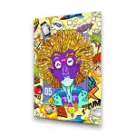 Comic Book Poster - Rectangle Wall Glass Art