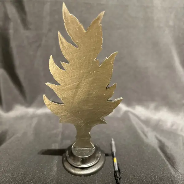 Golden Leaves Decorative Sculpture Handmade