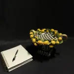 Handmade Lemon Motif Decorative Bowl