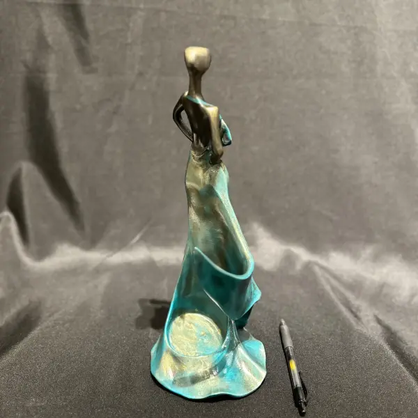 Elegant Wine Holder Sculpture Handmade