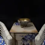 Golden Elegance Decorative Bowl Handmade