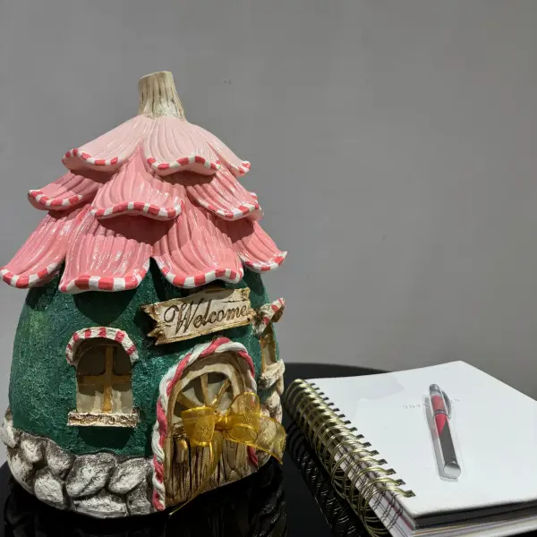 Fairy Welcome House Sculpture Handmade