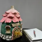 Fairy Welcome House Sculpture Handmade