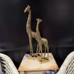 Giraffe Set – Elegant Decorative Sculpture Duo