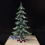 Ferozzi Handmade Green Christmas Tree Sculpture x