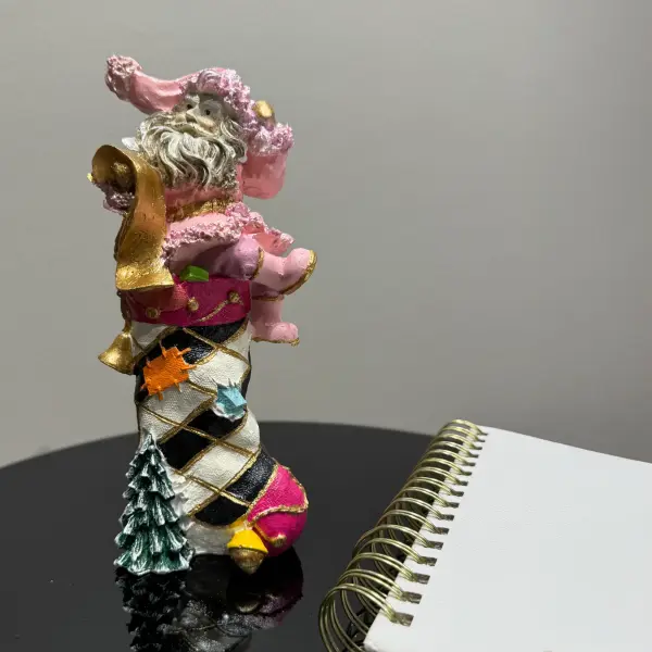 Whimsical Santa Ceramic - Statues (Handmade)