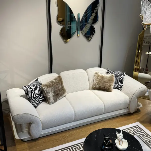 Ferozzi  Butterfly Sofa Set  Elegant Design with 2 Armchairs and 2 Three-Seaters