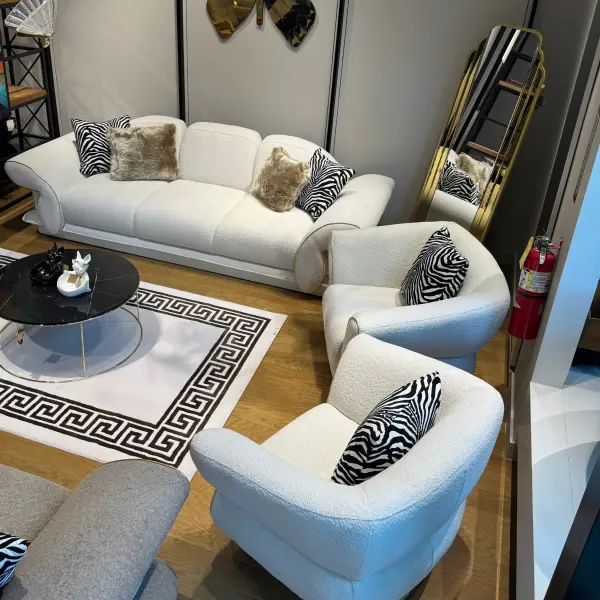 Ferozzi  Butterfly Sofa Set  Elegant Design with 2 Armchairs and 2 Three-Seaters