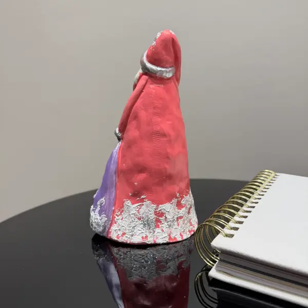 Charming Santa Ceramic Ornament - Statues (Handmade)