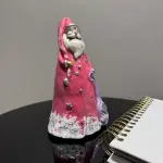 Charming Santa Ceramic Ornament - Statues (Handmade)