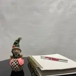 Pinecone Snowman Figurine - Statue (Handmade)