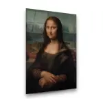 Mona Lisa - Rectangle Wall Glass Art