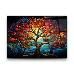 Tree of Life - Horizontal Wall Glass Art