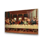 The Last Supper - Horizontal Wall Glass Art