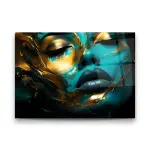 Mermaid - Horizontal Wall Glass Art