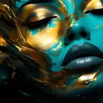 Mermaid - Horizontal Wall Glass Art