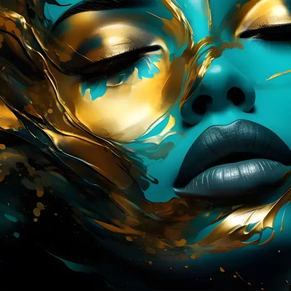 Mermaid - Horizontal Wall Glass Art