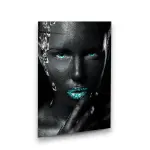 Shining Woman - Rectangle Wall Glass Art
