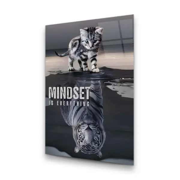 Mındset - Rectangle Glass Art