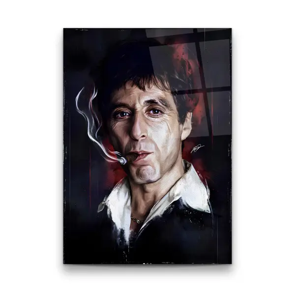 Al Pacino 1 - Rectangle Glass Art