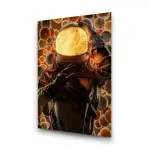 Astronaut - Rectangle Glass Art