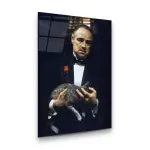 The Godfather - Rectangle Glass Art