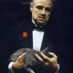 The Godfather - Rectangle Glass Art